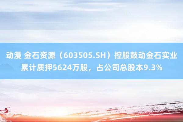 动漫 金石资源（603505.SH）控股鼓动金石实业累计质押5624万股，占公司总股本9.3%